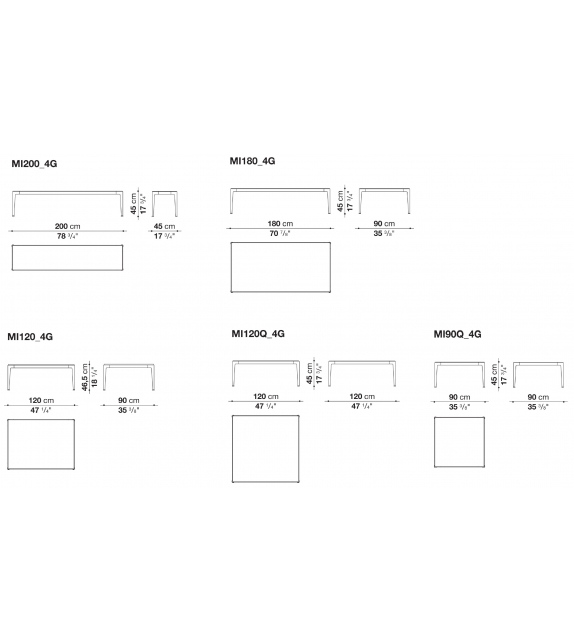 Mirto B&B Italia Outdoor Table Basse en Grès