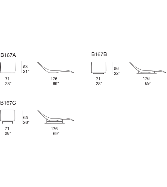 Chaise Longue Paola Lenti Sun