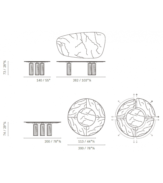 Jane Poltrona Frau Table