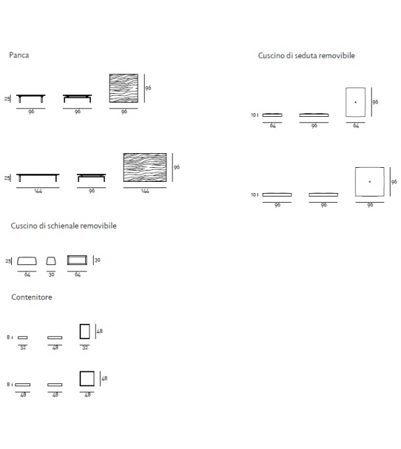 Sumo Living Divani Bank