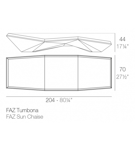 Faz Chaise Longue Vondom