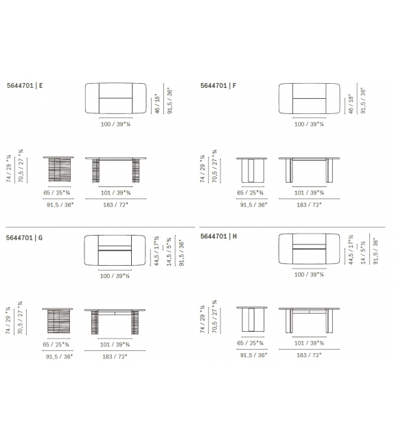 Trust Desk Poltrona Frau Scrivania