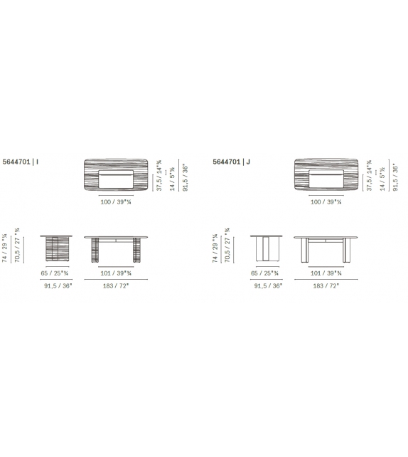 Trust Desk Poltrona Frau Bureau