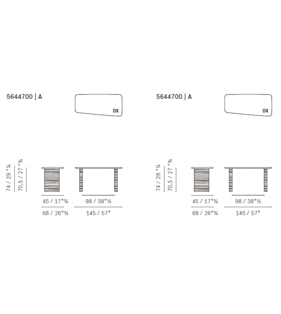 Trust Desk Poltrona Frau Scrivania