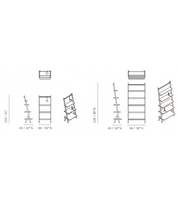 Ren Poltrona Frau Bookcase