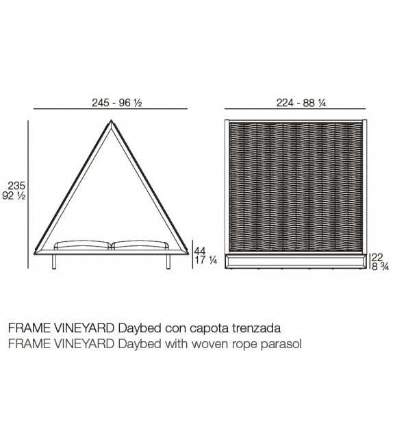 Daybed Vineyard Rope Vondom