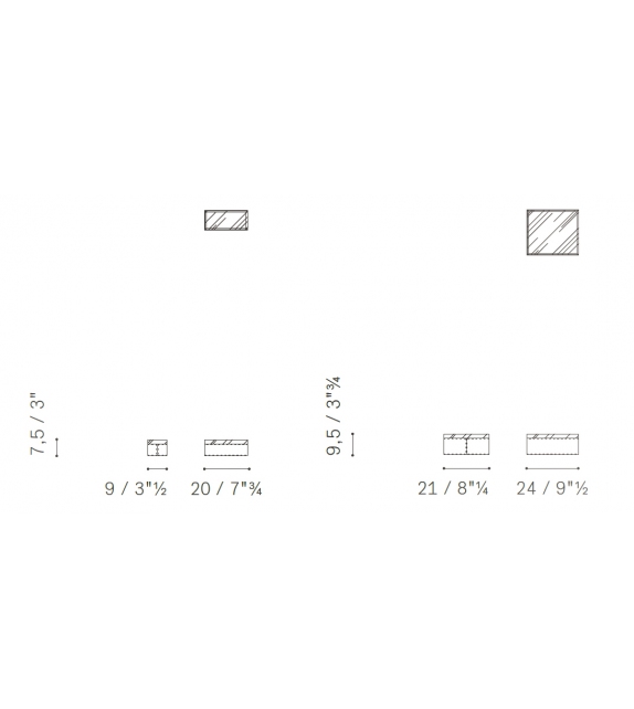 Gli Oggetti - Leather Case Poltrona Frau Scatola