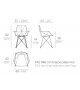 Faz Set of 4 Chairs Inox Vondom