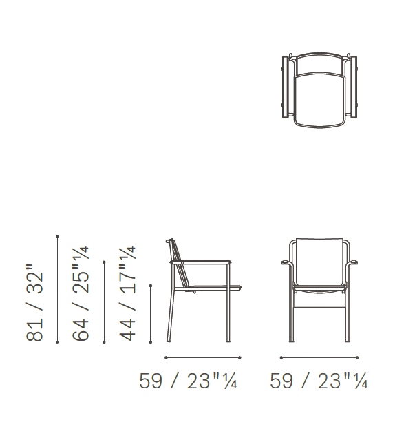 Movie Poltrona Frau Small Armchair