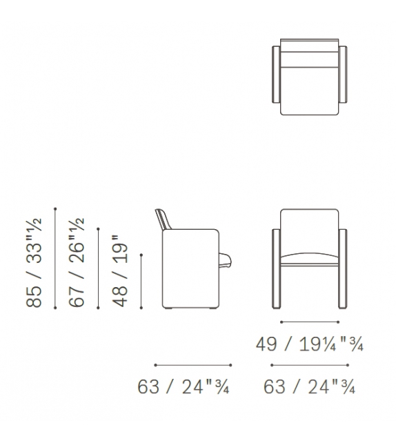 THF Poltrona Frau Petit Fauteuil