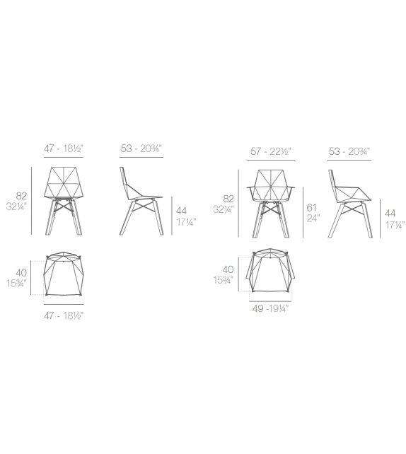 Faz Wood Vondom Sedia