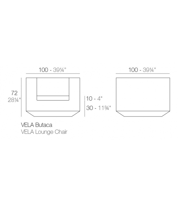Vela Armchair Vondom