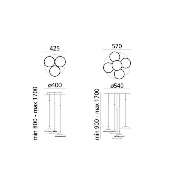 Orsa Artemide Suspension Lamp