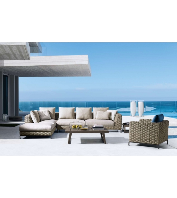 Ray Outdoor Natural B&B Italia Outdoor Fauteuil
