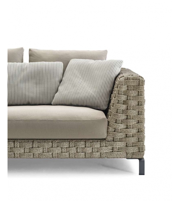 Ray Outdoor Natural B&B Italia Outdoor Canapé