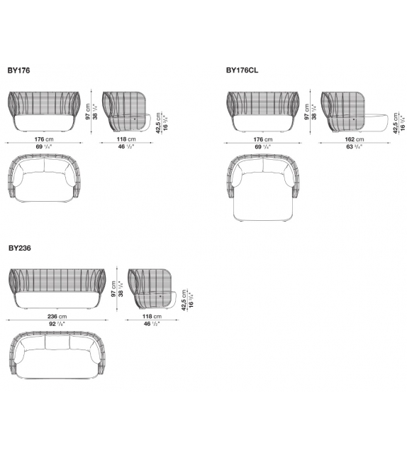 Bay Sofa B&B Italia Outdoor