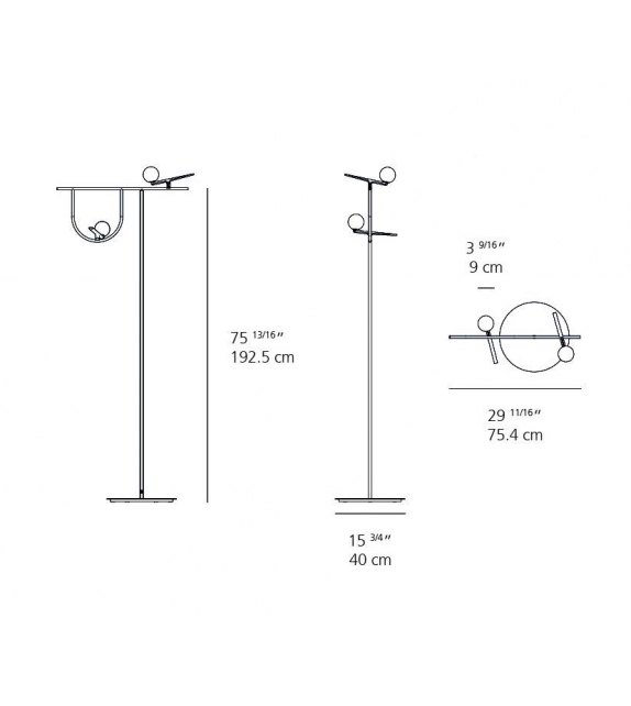 Yanzi Artemide Lampada Da Terra