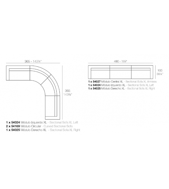 Vela Vondom Sofá Modular