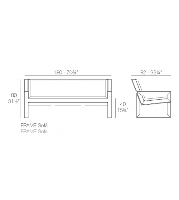 Sofa Frame Vondom