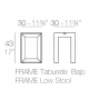 Frame Sgabello Basso Vondom
