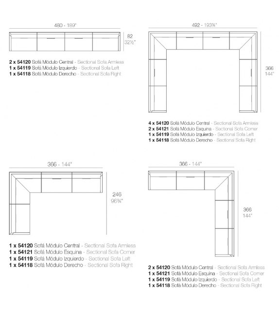 Frame Vondom Modular Sofa