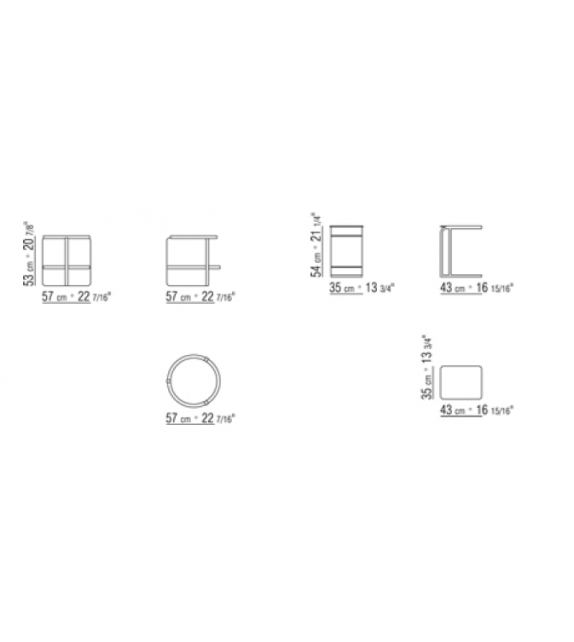 Carlotta Flexform Beistelltisch