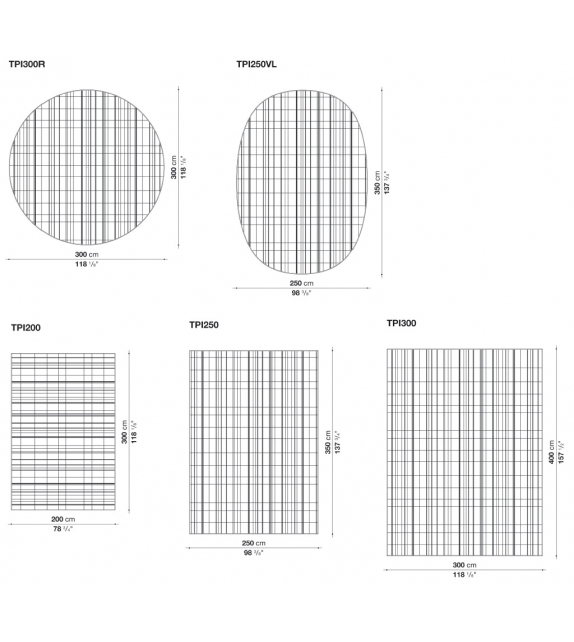 Piet B&B Italia Outdoor Rug