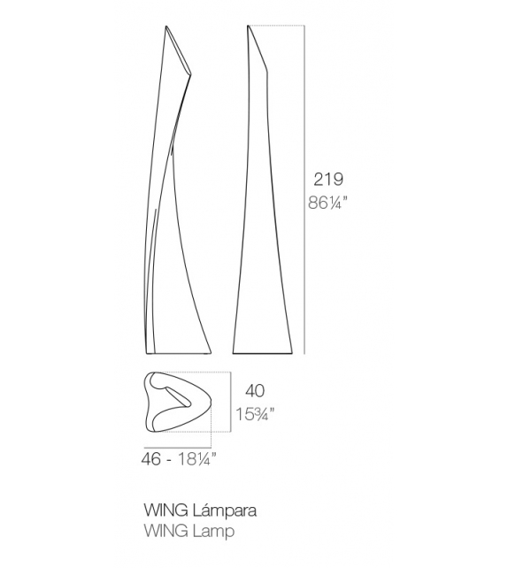 Wing Floor Lamp Vondom