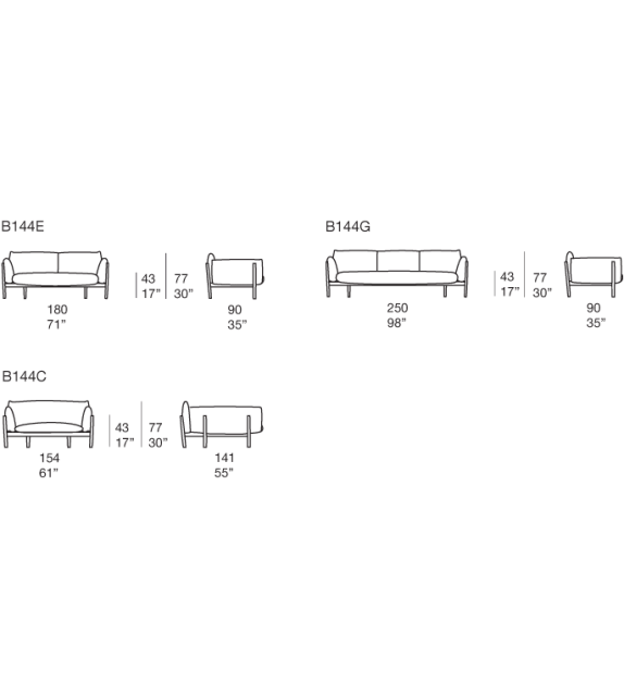 Tapio Paola Lenti Canapé