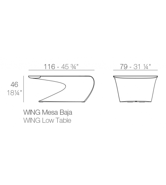 Wing Vondom Coffee Table