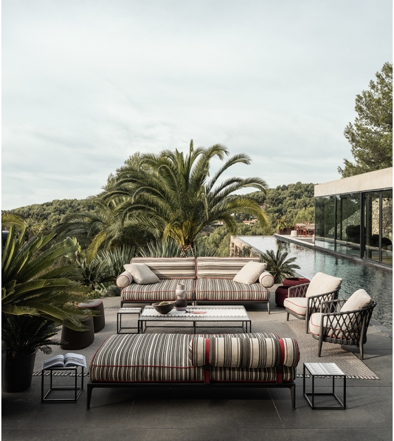 Chaise Longue Ribes B&B Italia Outdoor