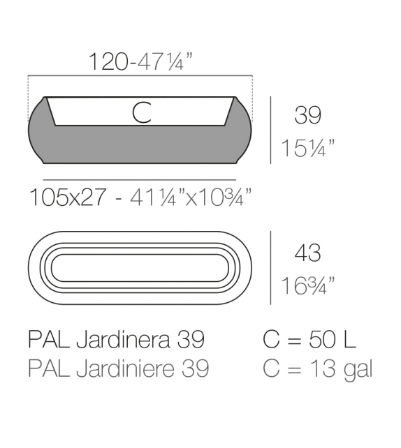 Pal Vondom Jardinière