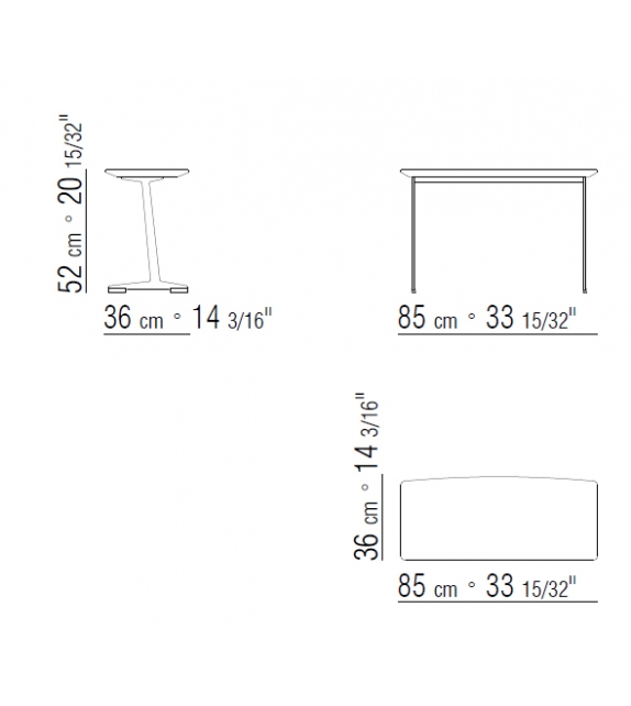 Cestone Flexform Mesa Auxiliar