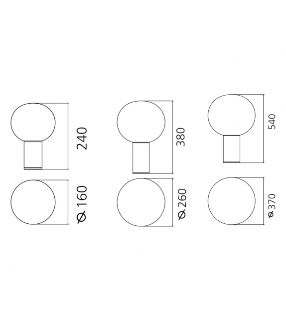 Laguna  Artemide Lámpara de Mesa
