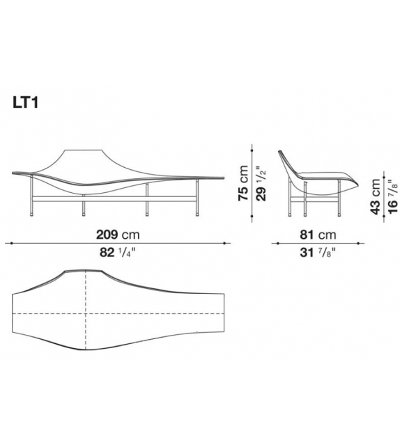 Terminal 1 chaise longue
