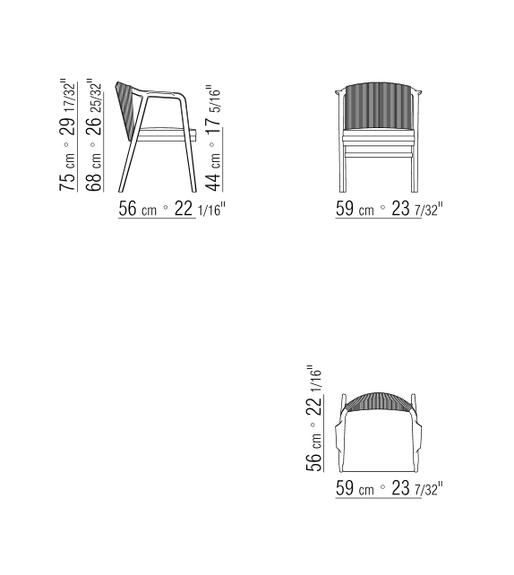 Crono Flexform Armstuhl