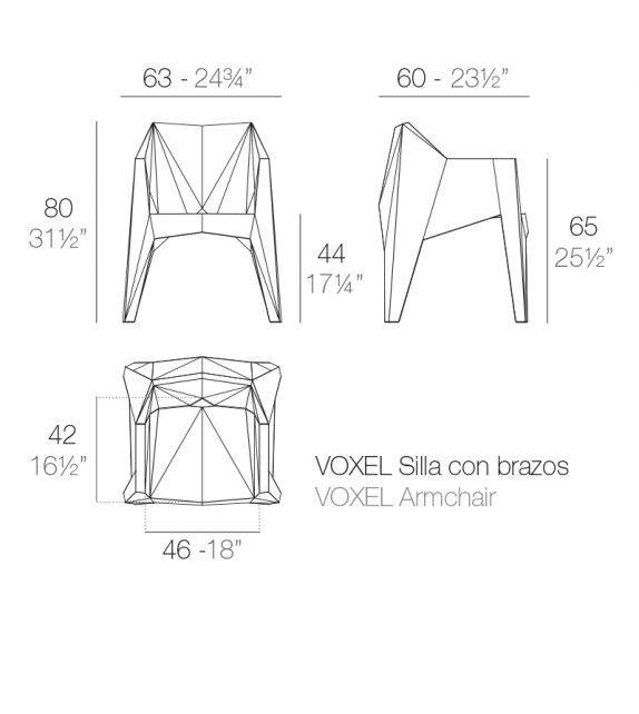 Voxel Vondom Sillón