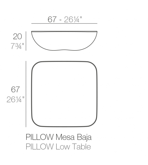 Pillow Coffee Table Vondom