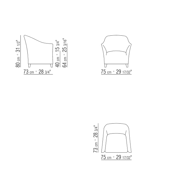 Doralice Flexform Armchair