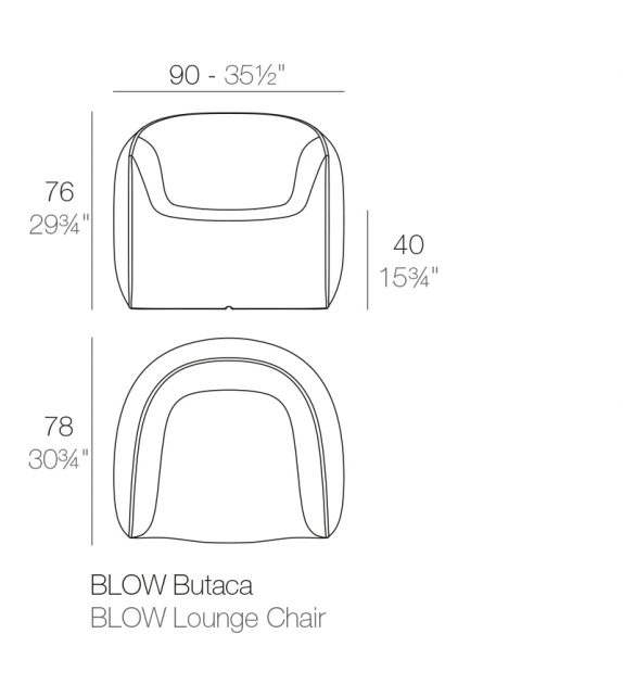 Blow Armchair Vondom