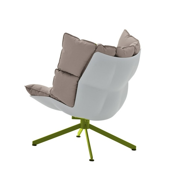 Husk B&B Italia Poltrona con Base in Alluminio