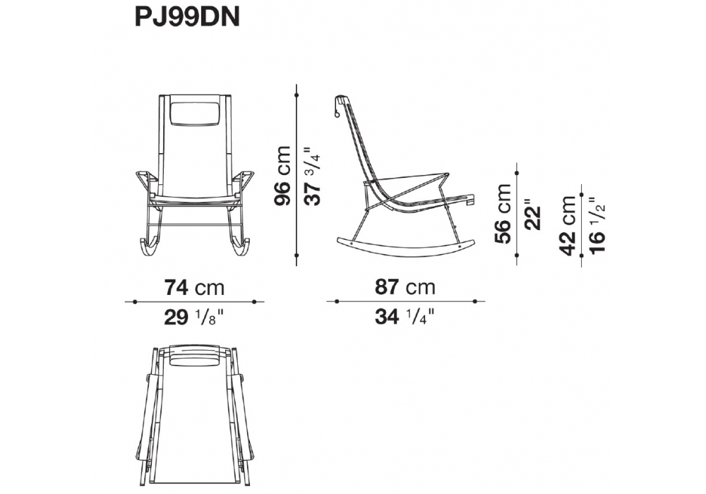 J.J. B&B Italia Mecedora - Milia Shop