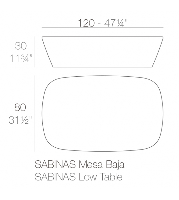 Sabinas Coffee Table Vondom
