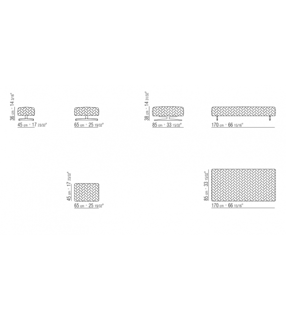 Filicudi Flexform Pouf