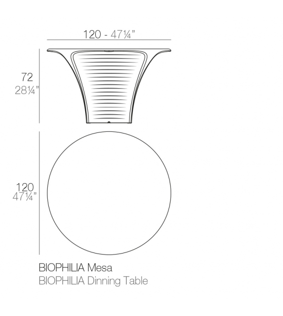 Biophilia Couchtisch Vondom