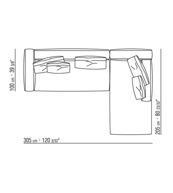 Grandemare Flexform Canapé