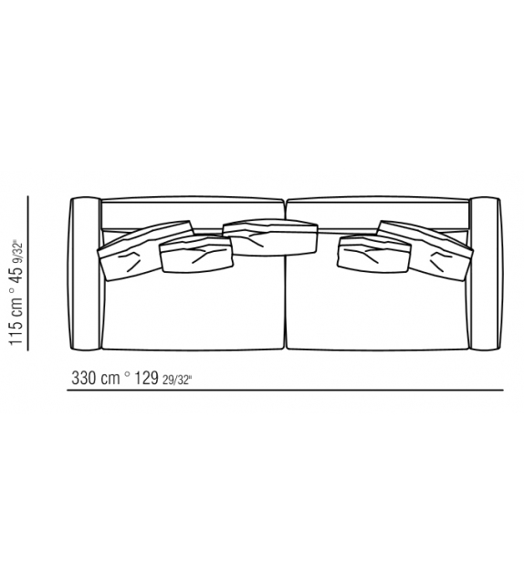 Grandemare Flexform Canapé