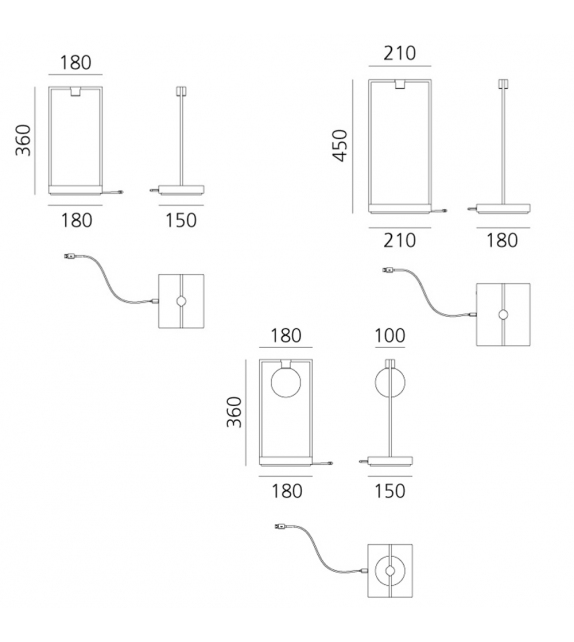 Curiosity Artemide Lámpara de Mesa