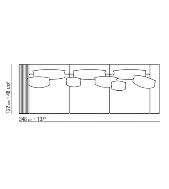 Groundpiece Flexform Sofá Modular