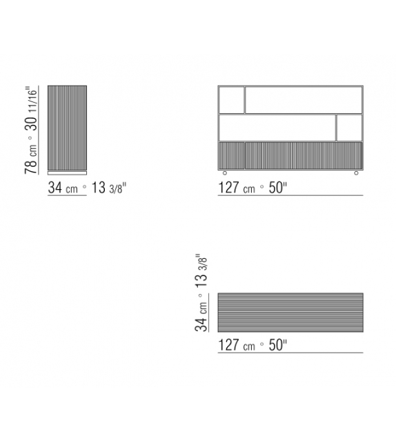 Groundpiece Flexform Bibliothèque